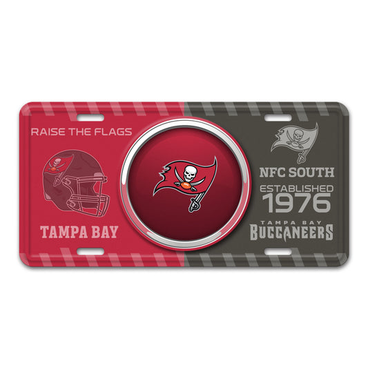 NFL - Tampa Bay Buccaneers Embossed Metal License Plate