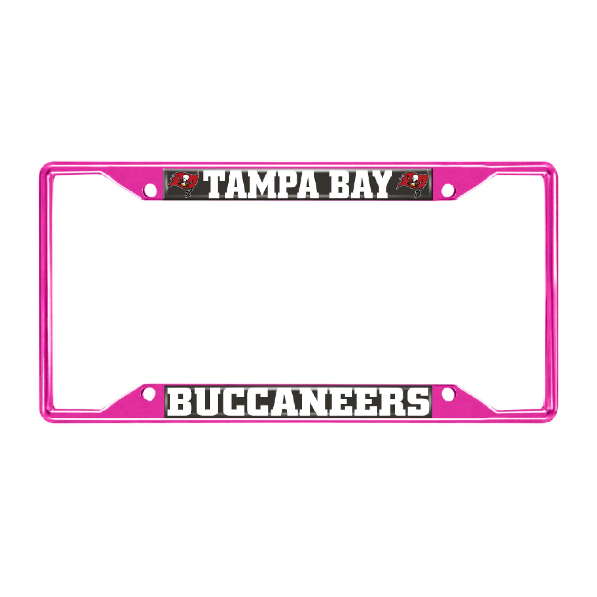NFL - Tampa Bay Buccaneers-Pink License Plate Frame