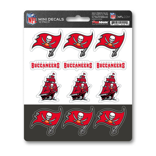 NFL - Tampa Bay Buccaneers Mini Decal 12-pk
