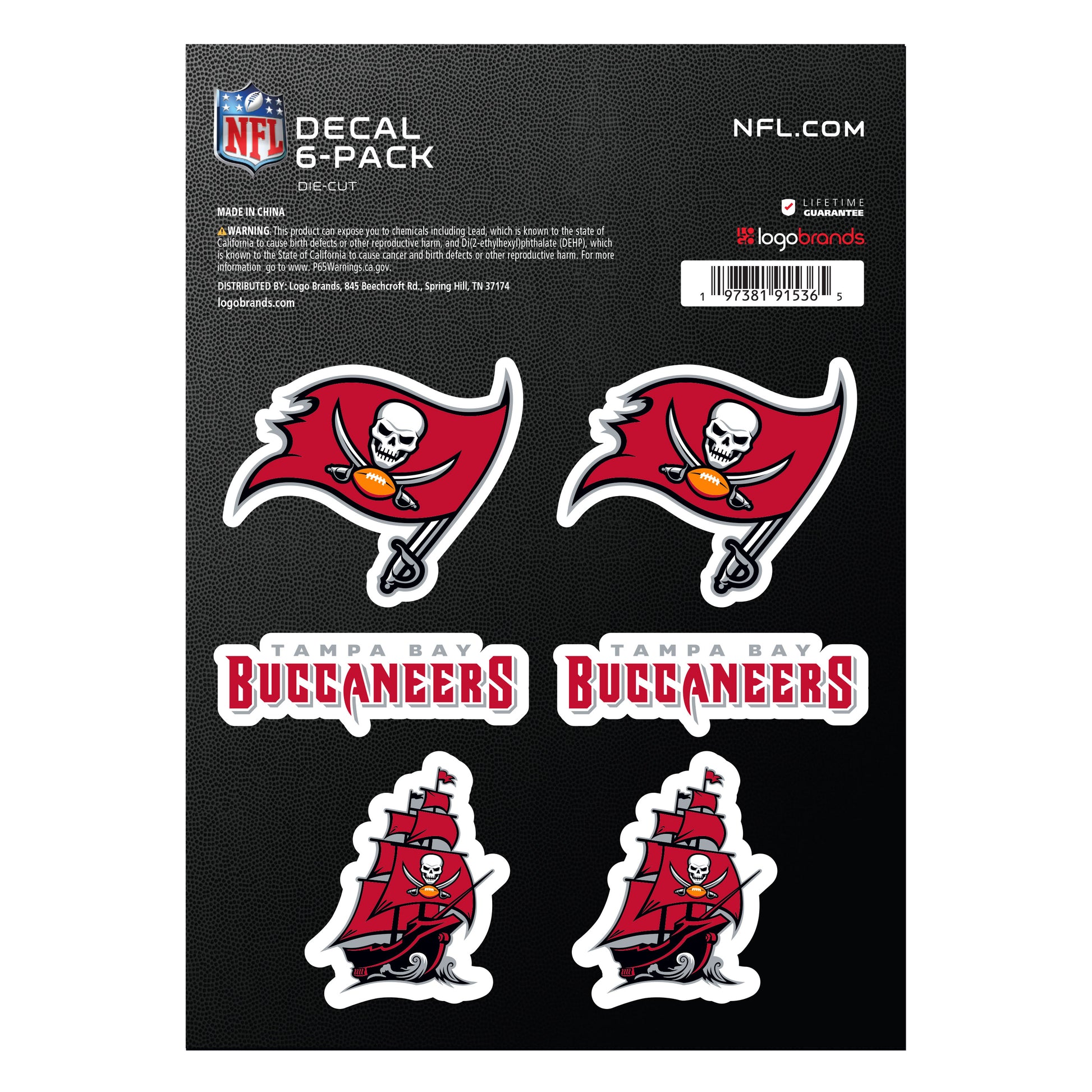 NFL - Tampa Bay Buccaneers DECAL6