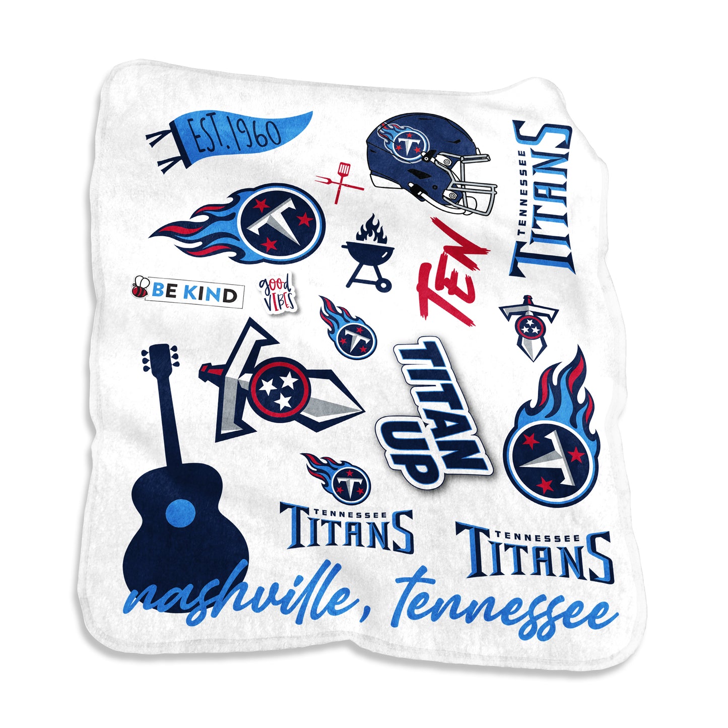 Tennessee Titans Native Raschel Throw