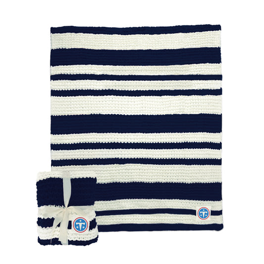 Tennessee Titans Cable Knit Throw 50x60