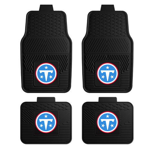 NFL - Tennessee Titans 4-pc Vinyl Car Mat Set