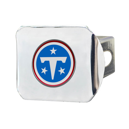 NFL - Tennessee Titans Color on Chrome Hitch Cover