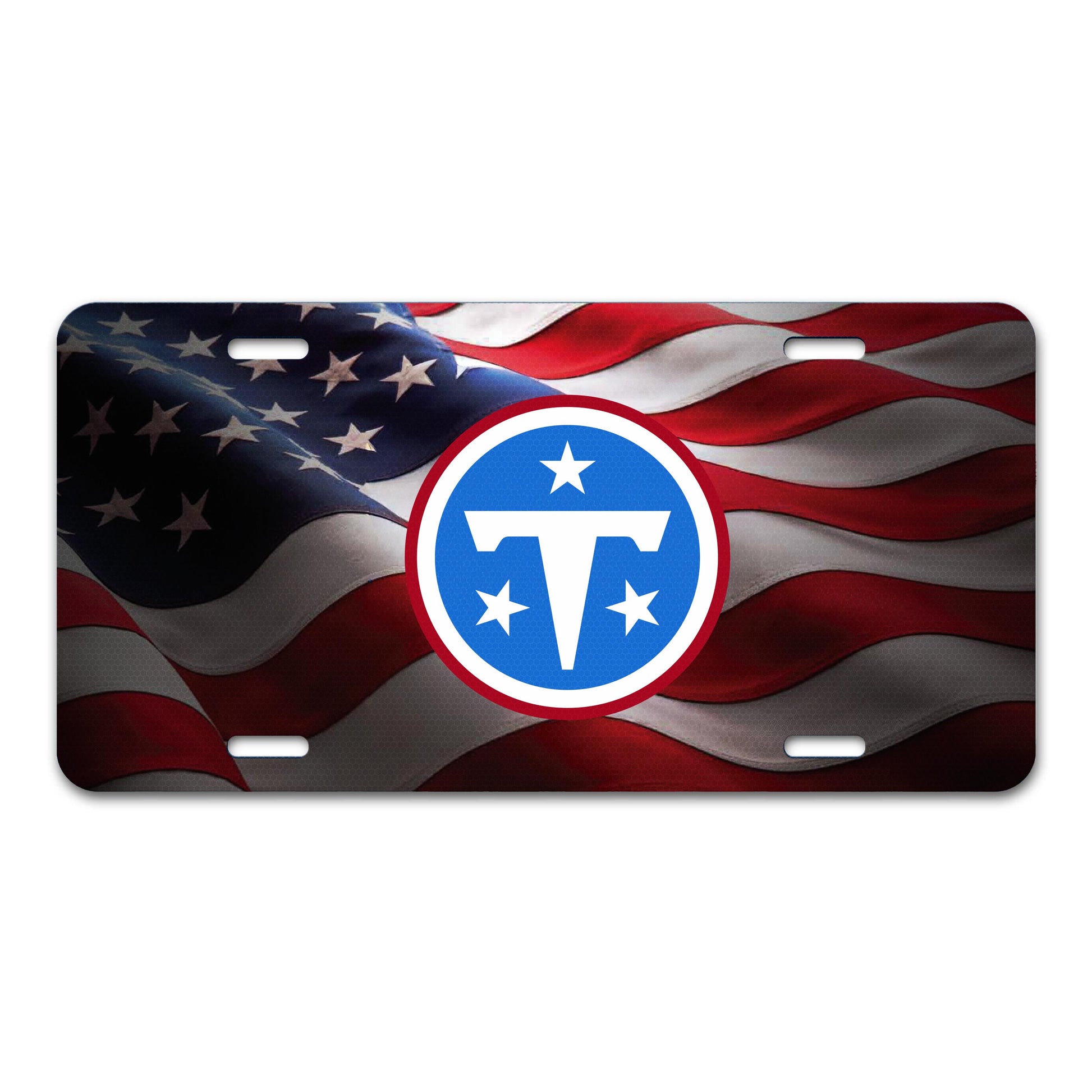 NFL - Tennessee Titans Embossed Patriotic License Plate