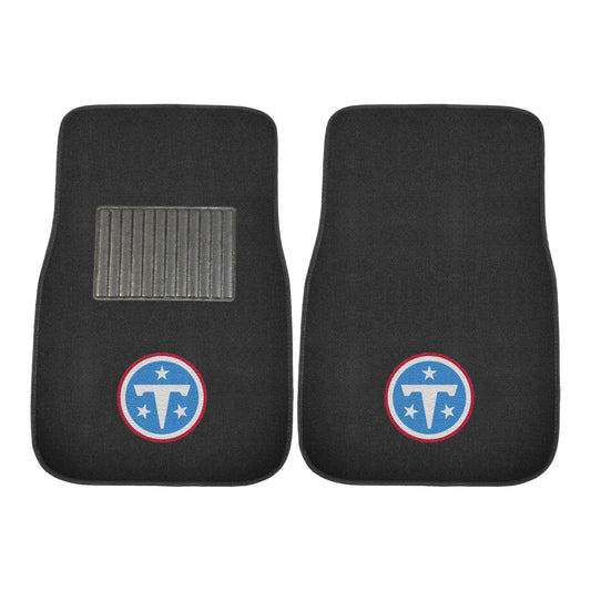 NFL - Tennessee Titans 2-pc Embroidered Car Mat Set