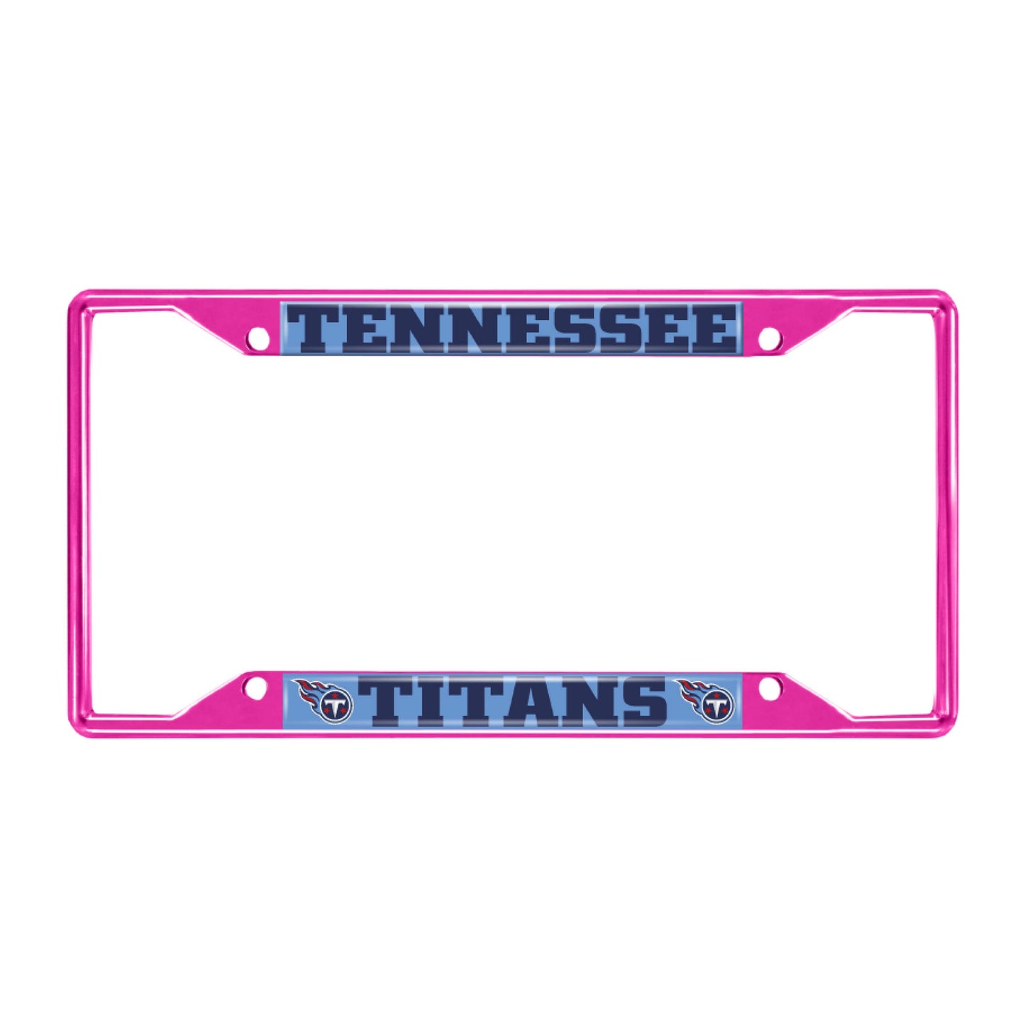 NFL - Tennessee Titans-Pink License Plate Frame