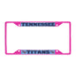NFL - Tennessee Titans-Pink License Plate Frame