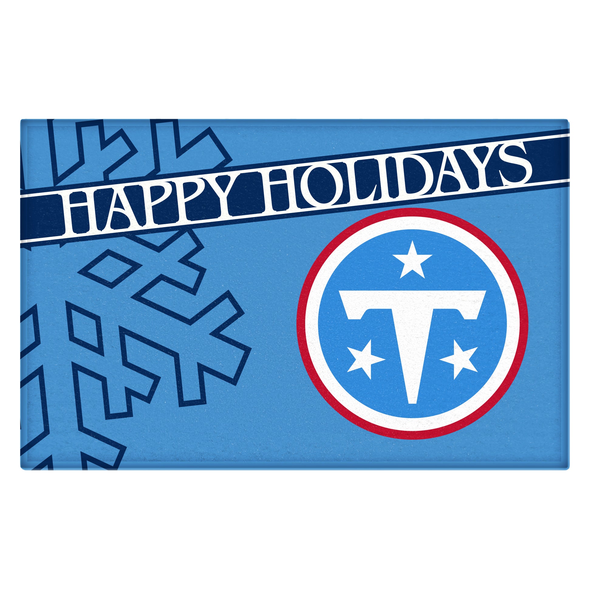 NFL - Tennessee Titans Starter Mat - Happy Holidays