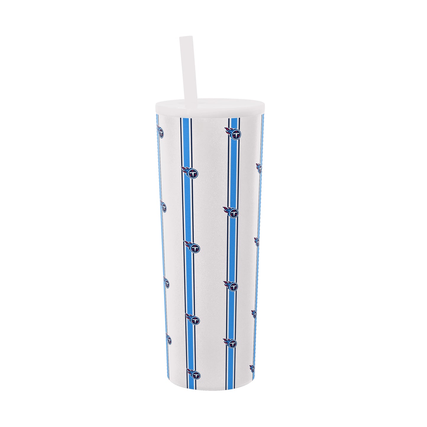 Tennessee Titans 30oz Alternate Thin Stripe SS Straw Tumbler