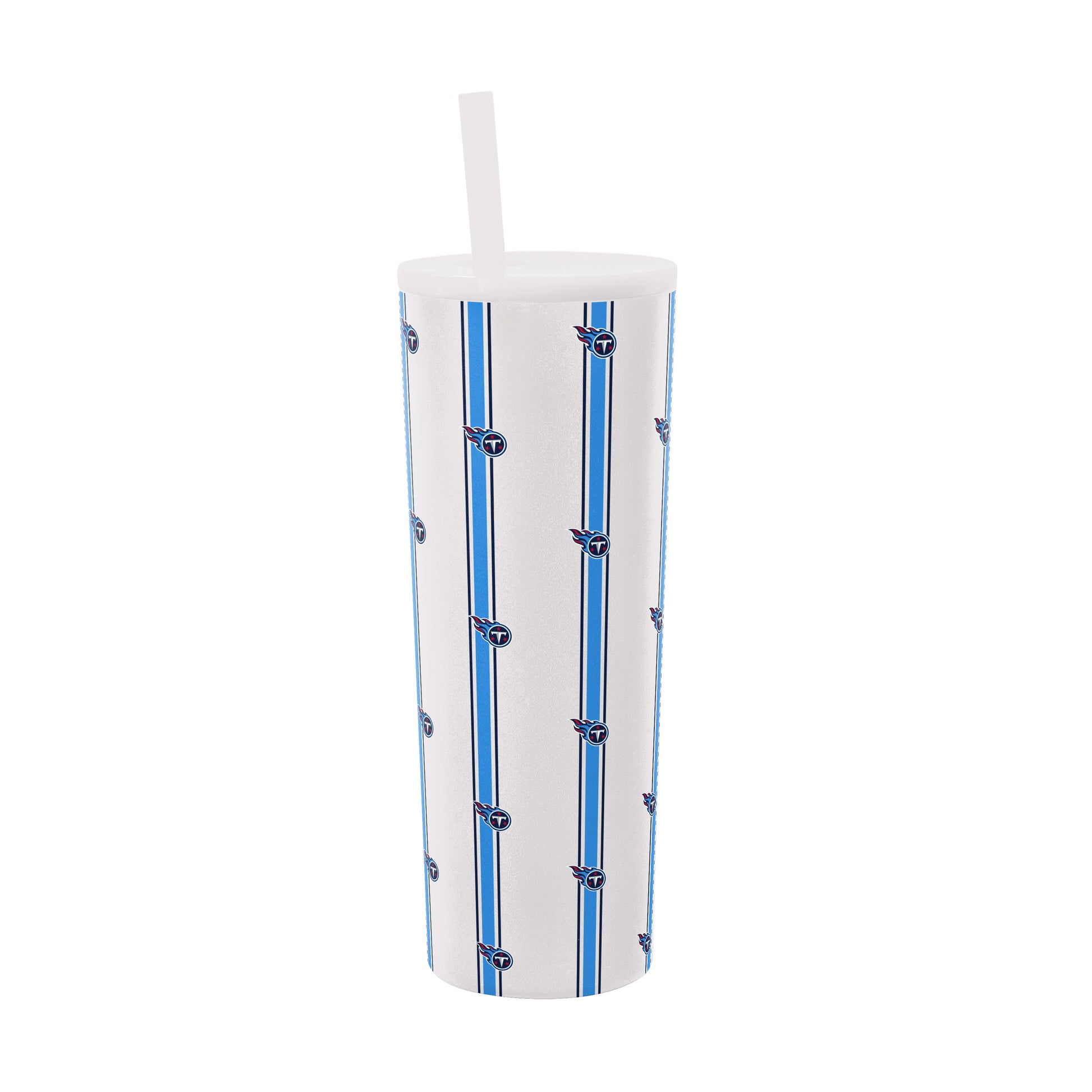 Tennessee Titans 30oz Alternate Thin Stripe SS Straw Tumbler