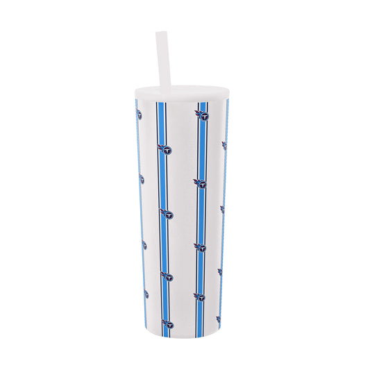Tennessee Titans 30oz Alternate Thin Stripe SS Straw Tumbler