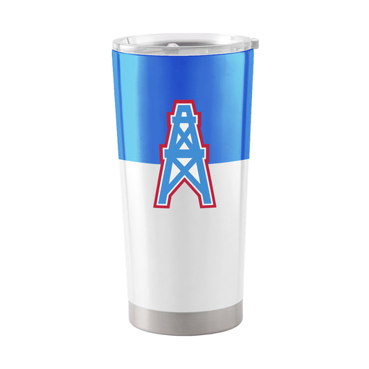 Houston Oilers 20oz Colorblock Stainless Steel Tumbler