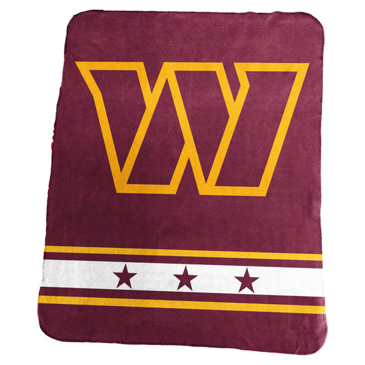 Washington Commanders Classic Fleece Throw