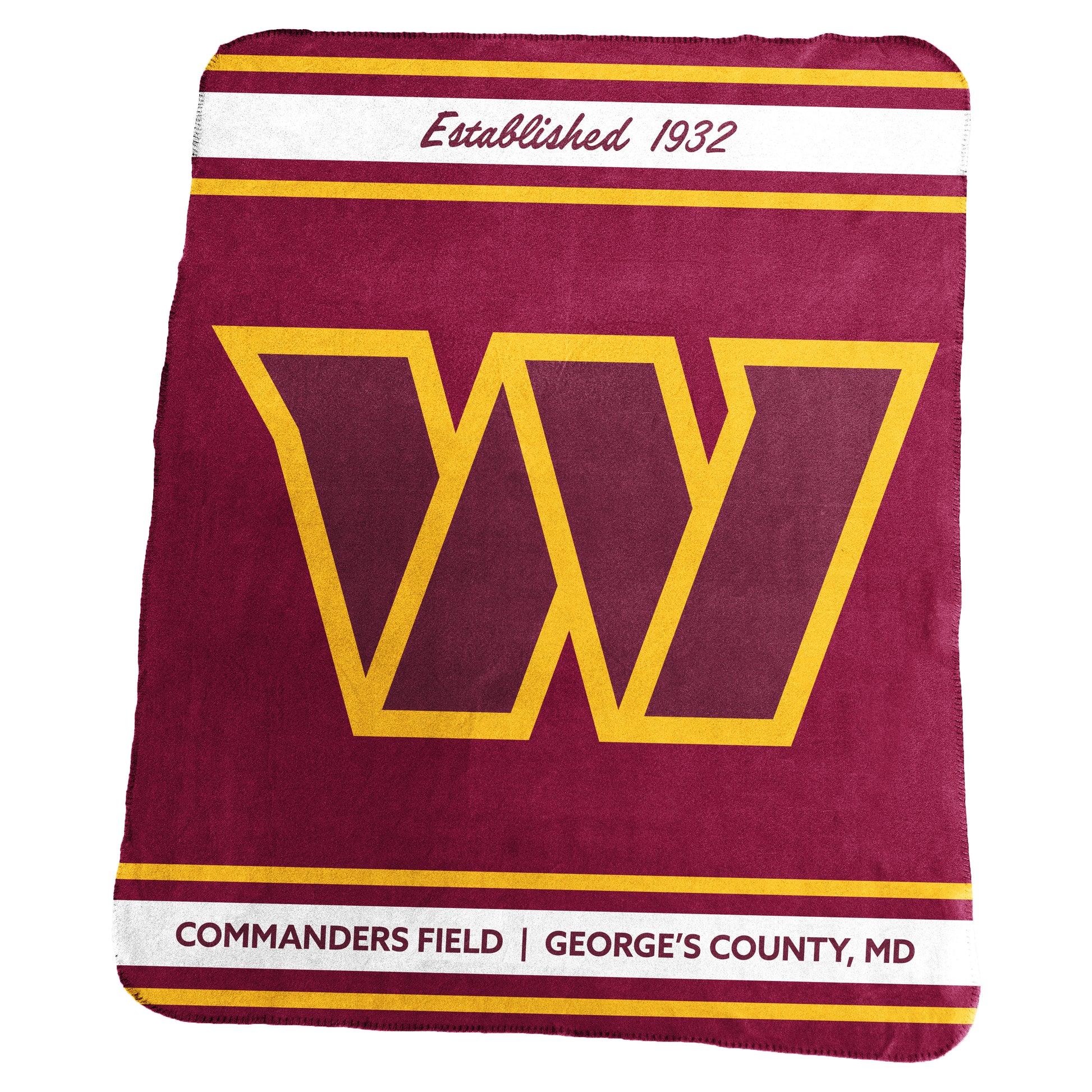 Washington Commanders Stadium Classic Fleece Throw