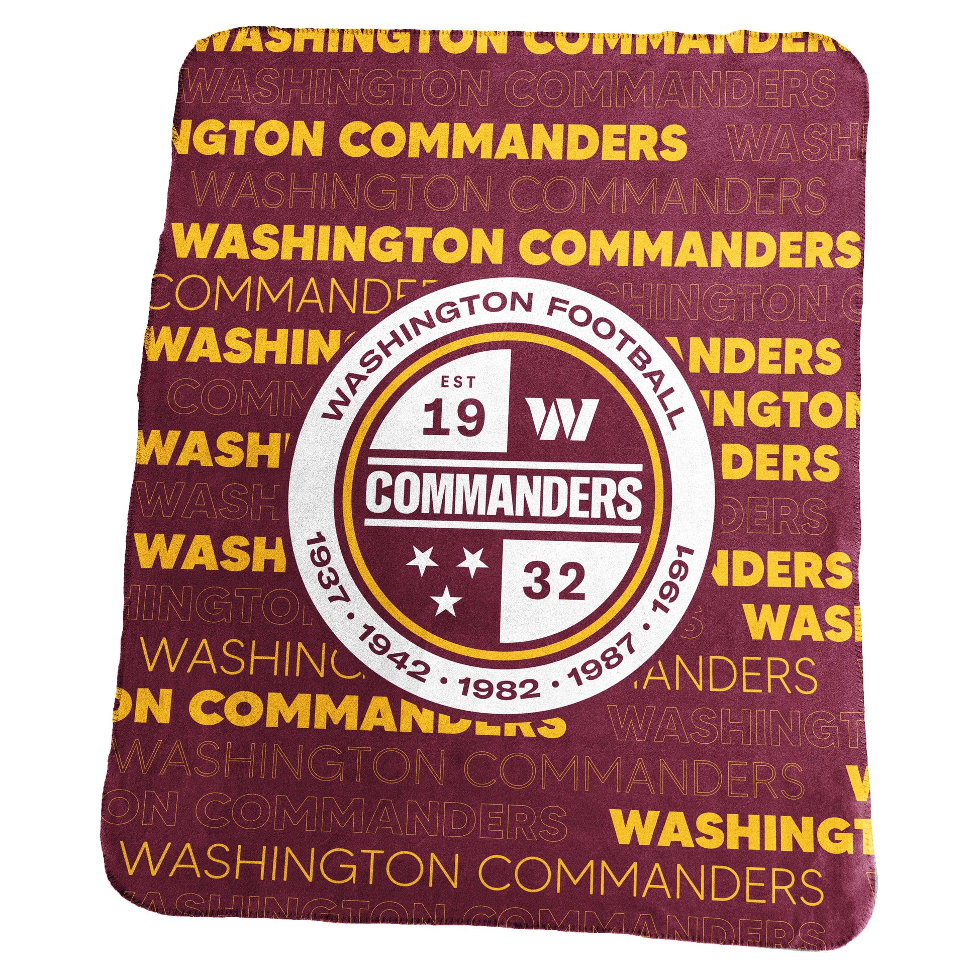 Washington Commanders Classic Fleece Throw