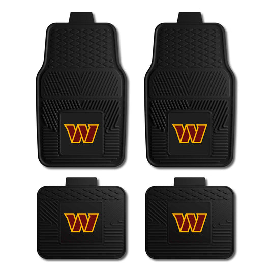 NFL - Washington Commanders 4-pc Vinyl Car Mat Set