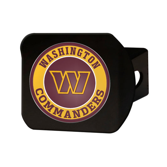 TRINITY NFL - Washington Commanders Color on Black Hitch Cover