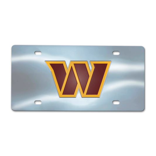 NFL - Washington Commanders Chrome Diecast License Plate