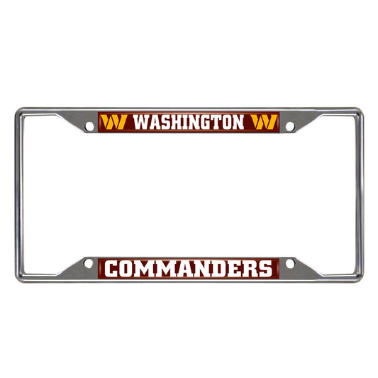 NFL - Washington Commanders Chrome License Plate Frame