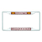 NFL - Washington Commanders-White License Plate Frame
