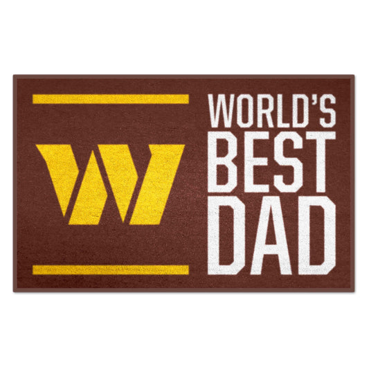 NFL - Washington Commanders Starter Mat - World's Best Dad