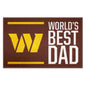 NFL - Washington Commanders Starter Mat - World's Best Dad