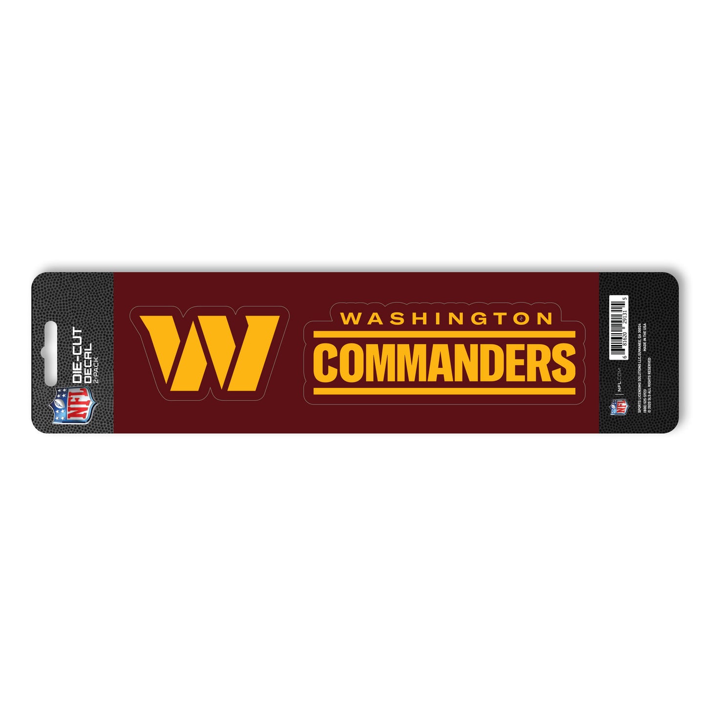NFL - Washington Commanders Team Slogan Decal