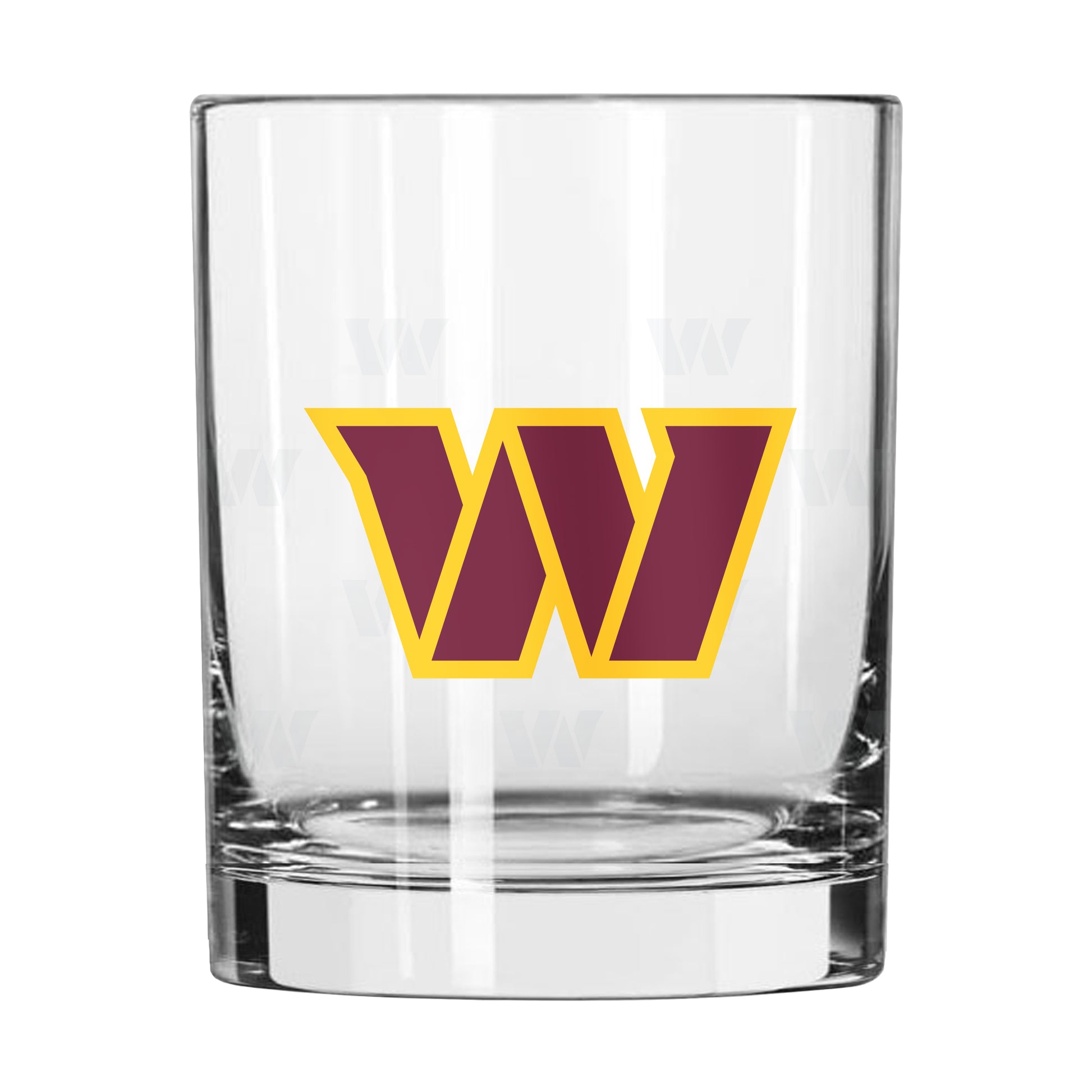 Washington Commanders 14oz Satin Etch Rocks Glass