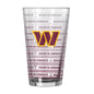 Washington Commanders 16oz Chant Fade Pint Glass
