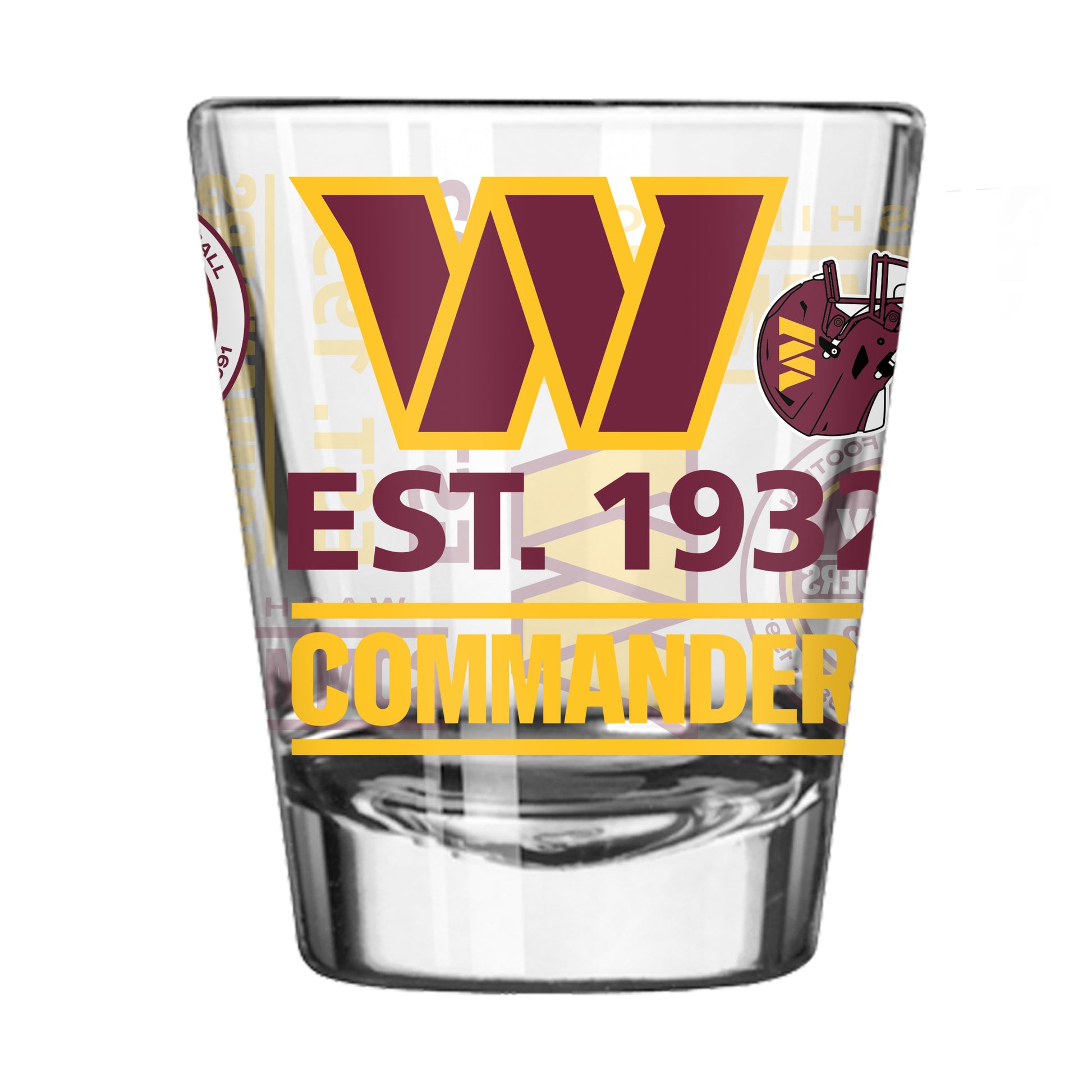 Washington Commanders 2oz Spirit Shot Glass