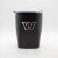 Washington Commanders 10oz Etch Black Powder Coat Rocks Tumbler