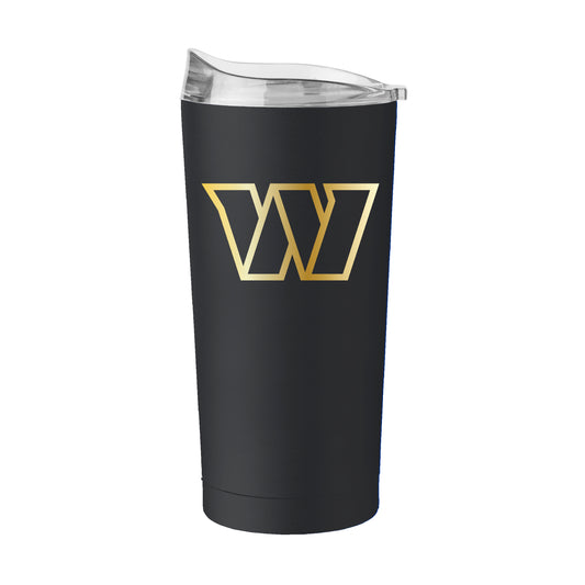 Washington Commanders Black 20oz Foil Powder Coat Tumbler