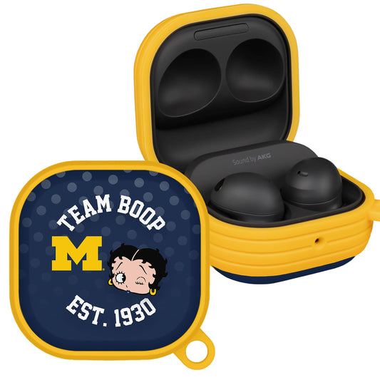 Michigan Wolverines X Betty Boop HDX Samsung Galaxy Buds Pro & Buds Live Case Cover