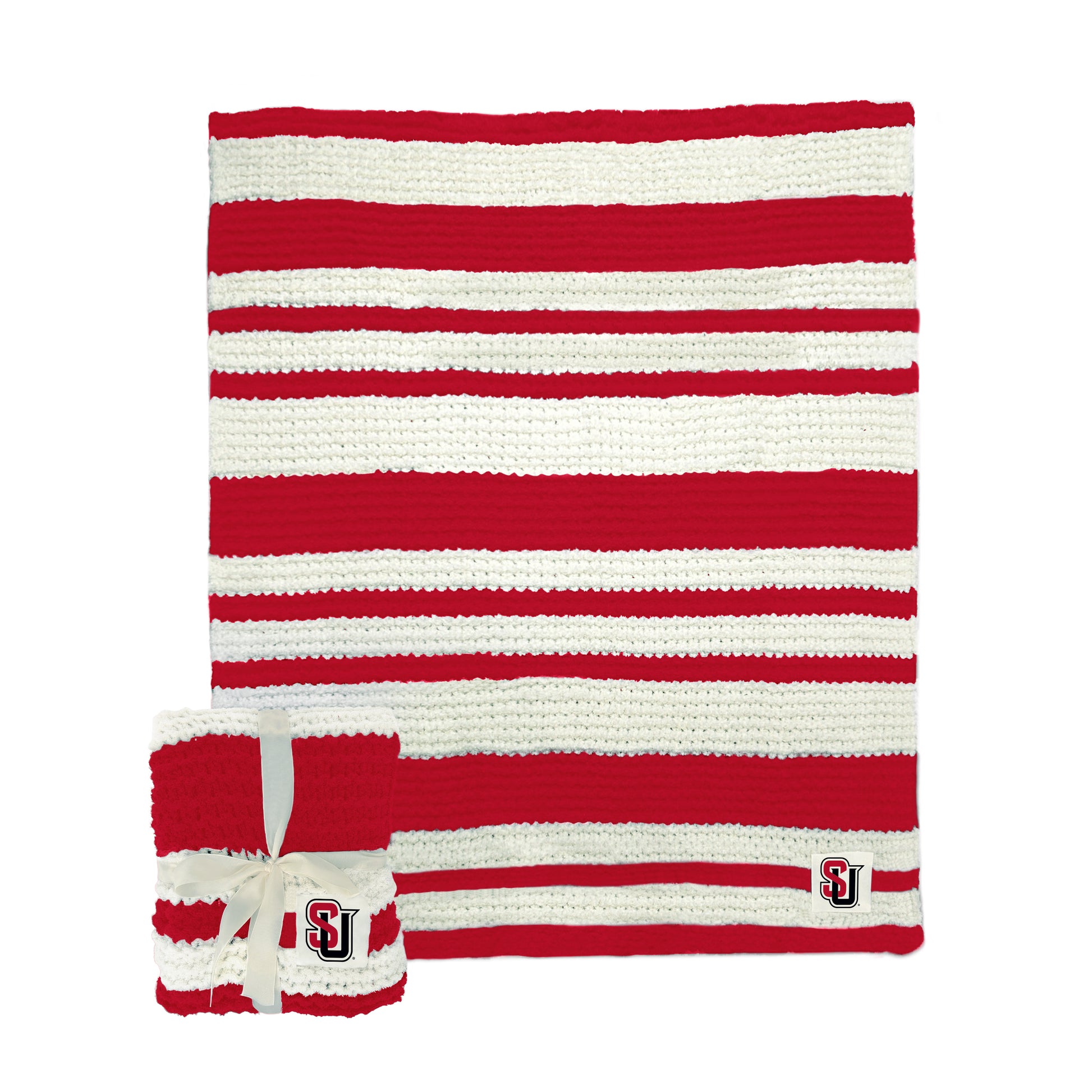 Seattle University Cable Knit Throw 50x60