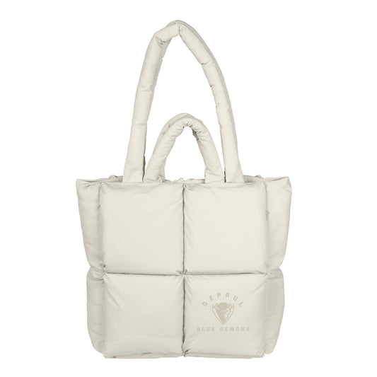 DePaul Sand Puff Tote