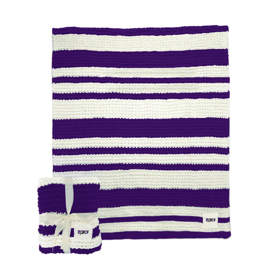 Niagara University Cable Knit Throw 50x60