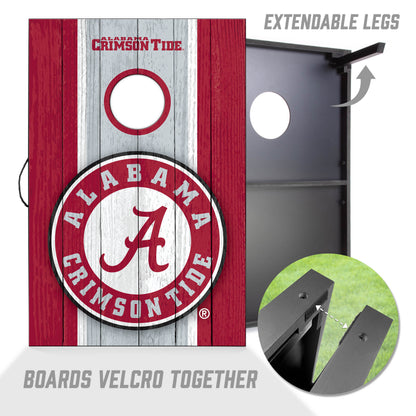NCAA Alabama Crimson Tide 2' x 3' MDF Cornhole Set