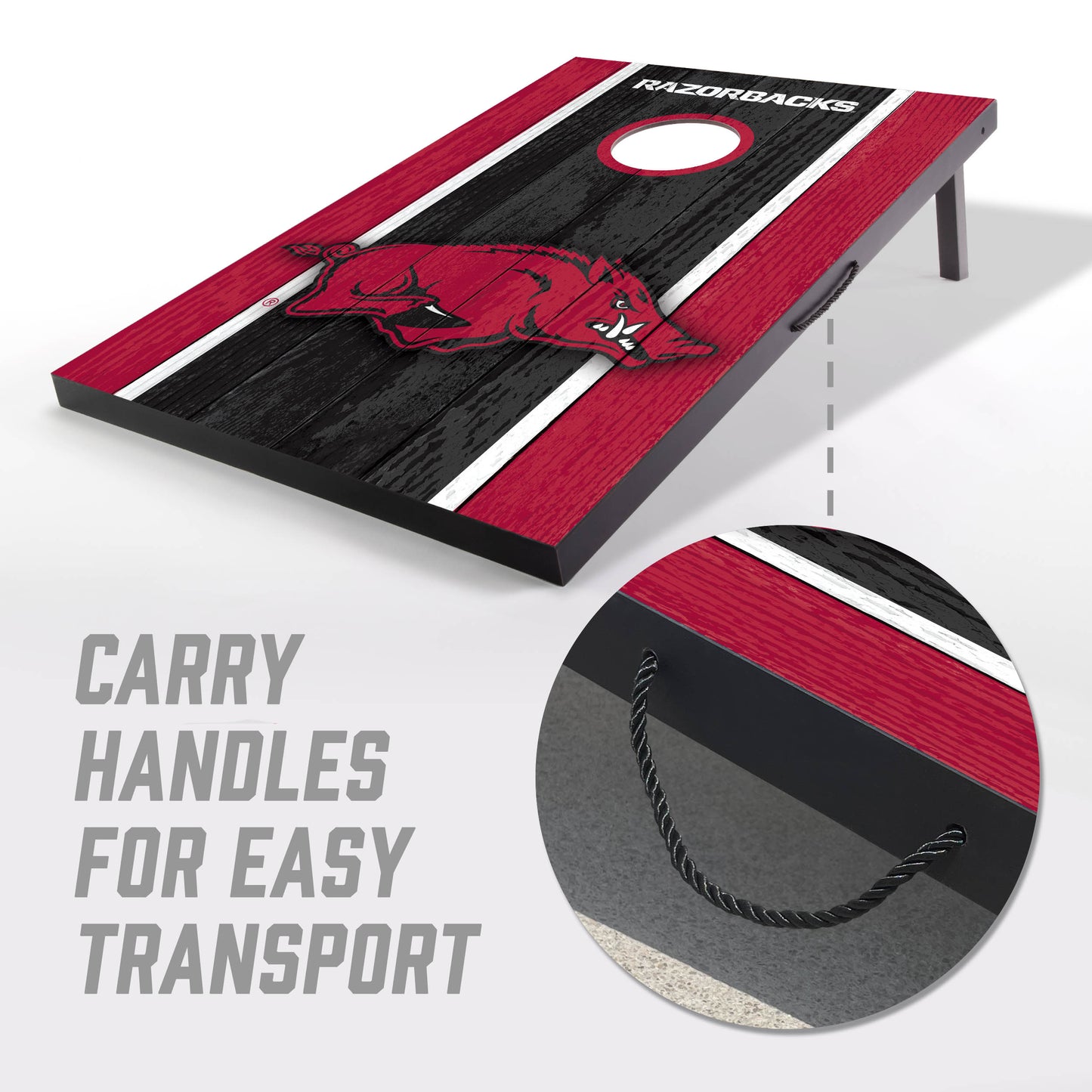 NCAA Arkansas Razorbacks 2' x 3' MDF Cornhole Set