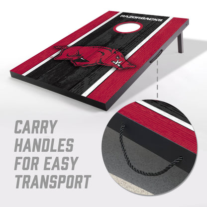 NCAA Arkansas Razorbacks 2' x 3' MDF Cornhole Set