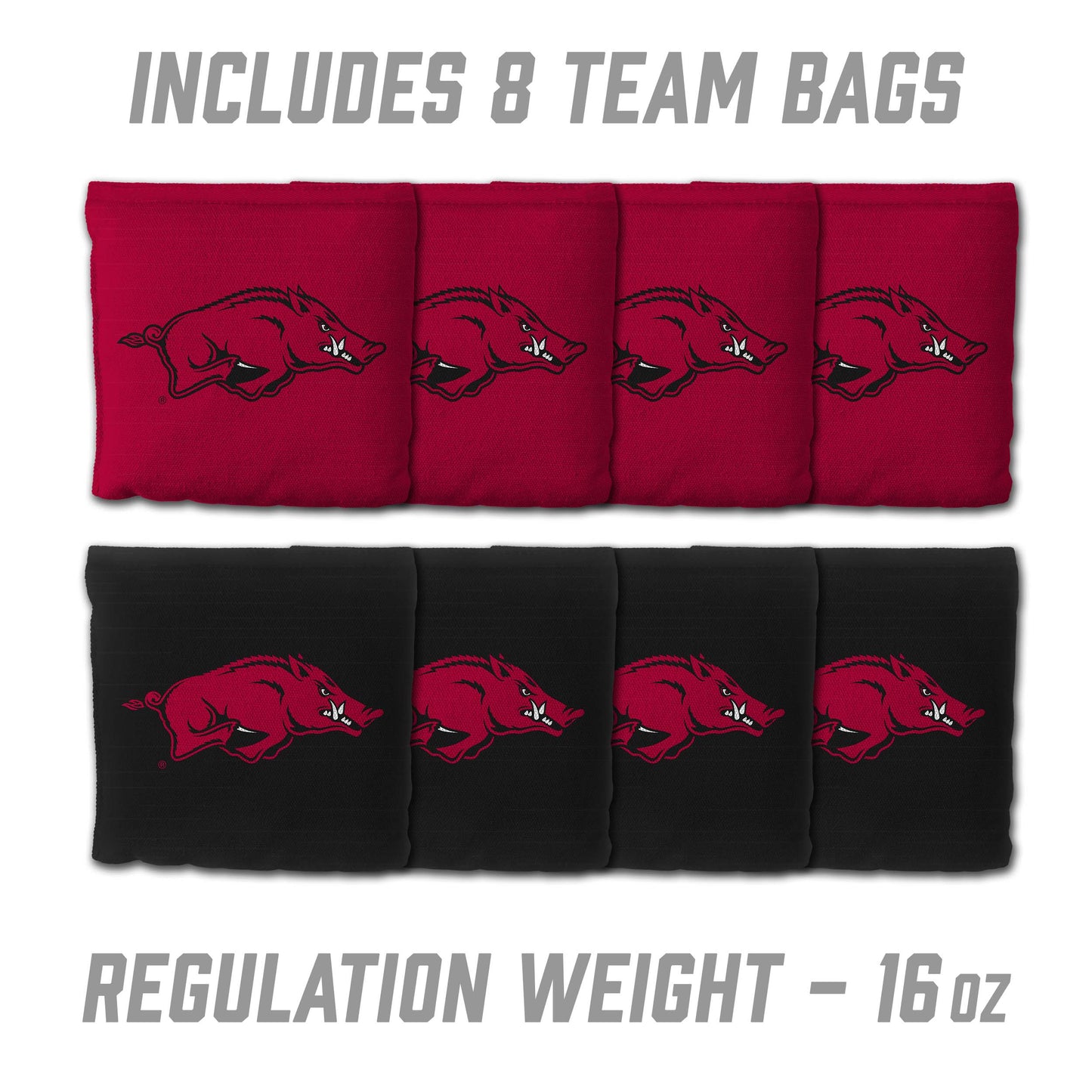 NCAA Arkansas Razorbacks 2' x 3' MDF Cornhole Set