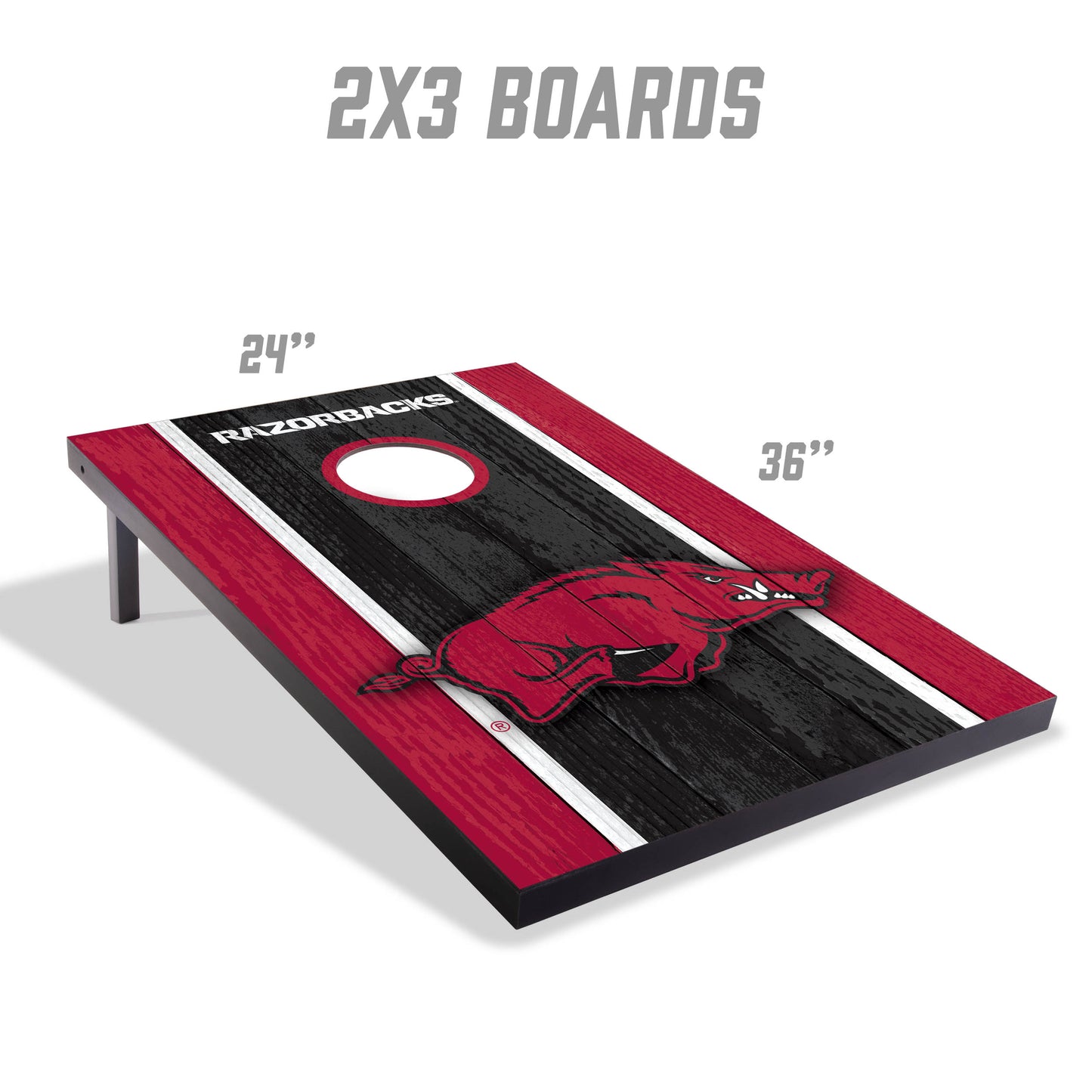 NCAA Arkansas Razorbacks 2' x 3' MDF Cornhole Set
