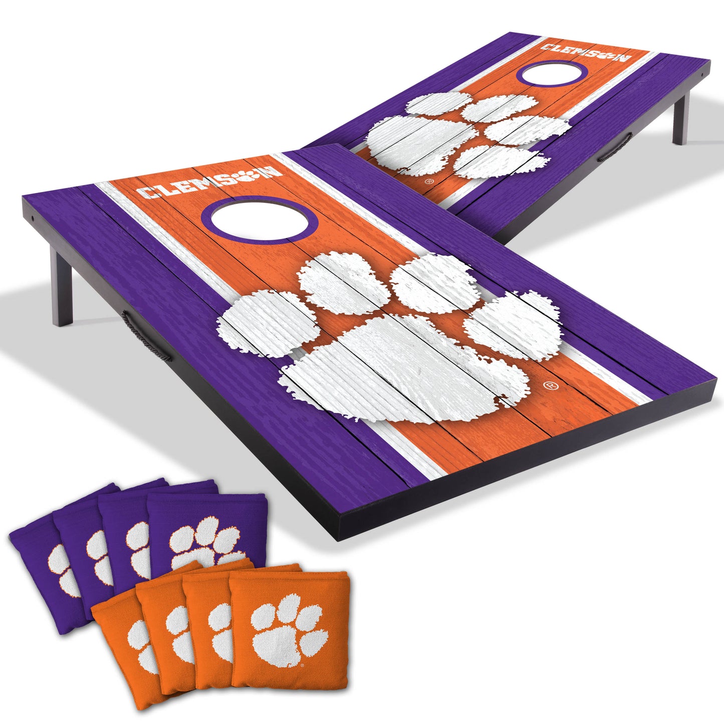 NCAA Clemson Tigers 2' x 3' MDF Cornhole Set