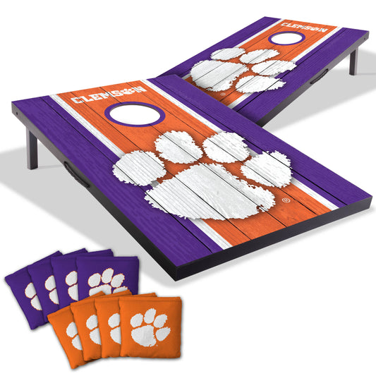 NCAA Clemson Tigers 2' x 3' MDF Cornhole Set