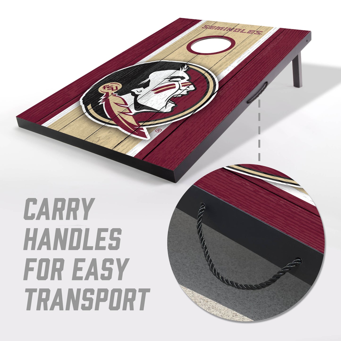 NCAA Florida St Seminoles 2' x 3' MDF Cornhole Set