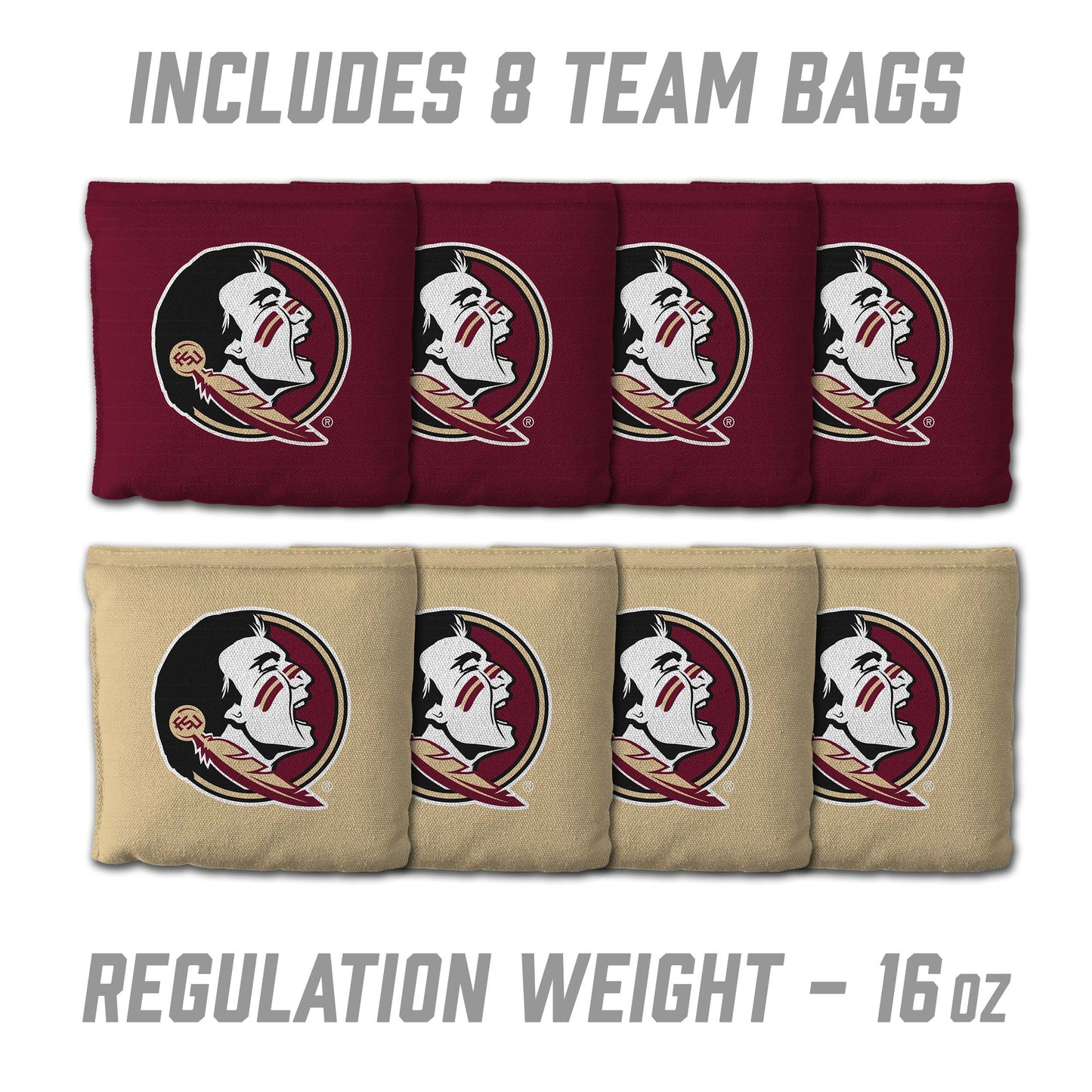 NCAA Florida St Seminoles 2' x 3' MDF Cornhole Set