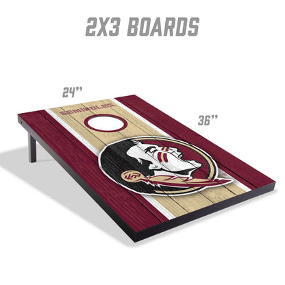 NCAA Florida St Seminoles 2' x 3' MDF Cornhole Set