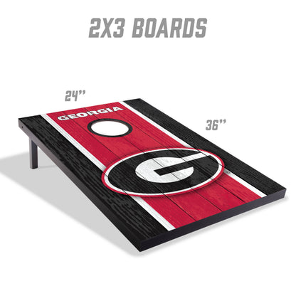 NCAA Georgia Bulldogs 2' x 3' MDF Cornhole Set