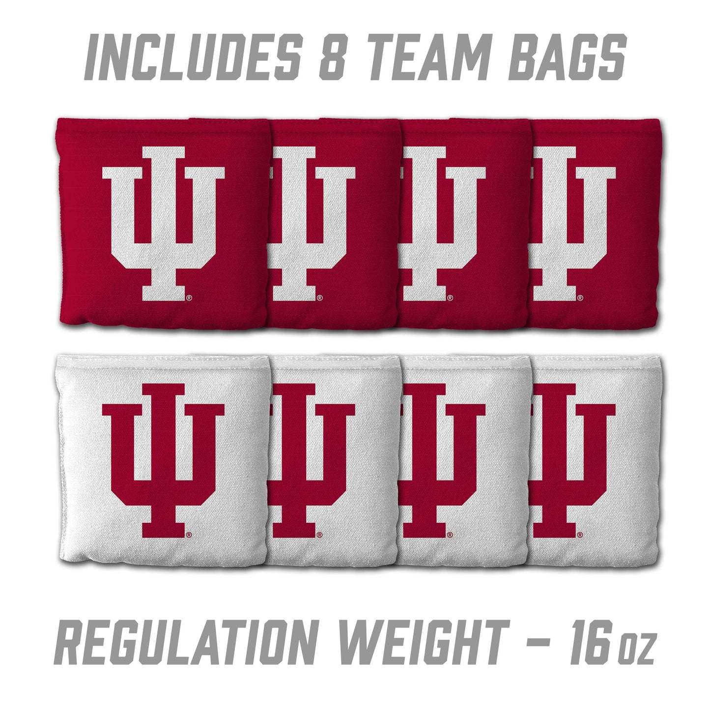 NCAA Indiana Hoosiers 2' x 3' MDF Cornhole Set
