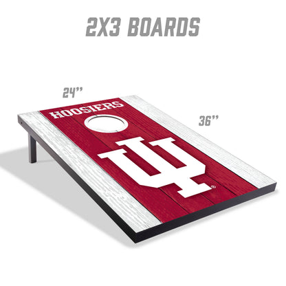 NCAA Indiana Hoosiers 2' x 3' MDF Cornhole Set